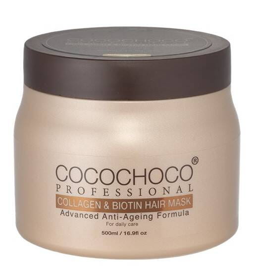 Маска для волос CocoChoco Collagen & Biotin восстанавливающая, для повреждённых волос, 500 мл